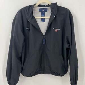 Polo Sport Ralph Lauren vintage Navy blue Windbreaker jacket, M